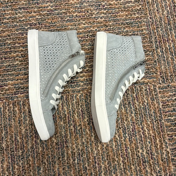 Steve Madden Elyka' Laser Cut High Top Sneaker - Picture 4 of 8